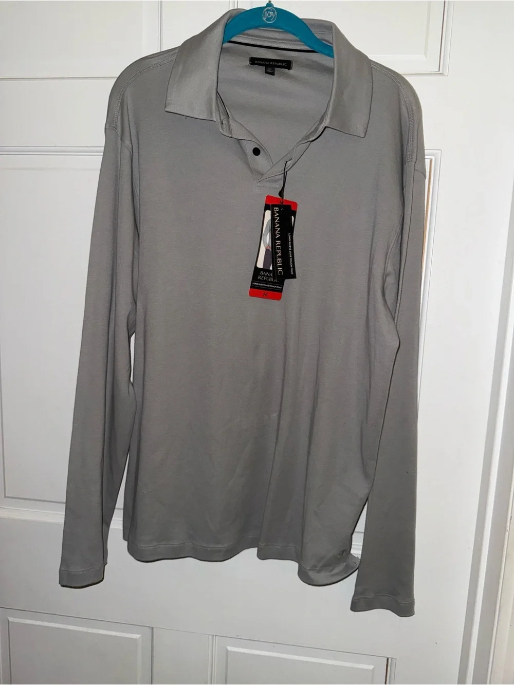 Banana Republic Gray Long-Sleeve Tee